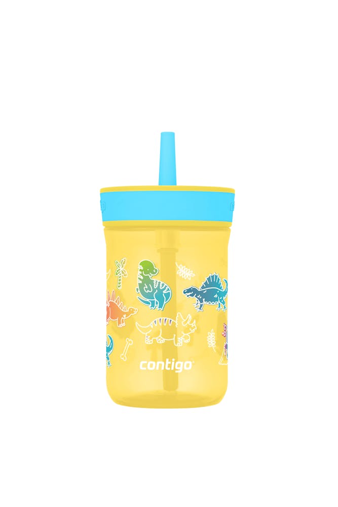 Kids’ Leighton Straw Tumbler with Spill-Proof Leak-Proof Lid, 14oz K0