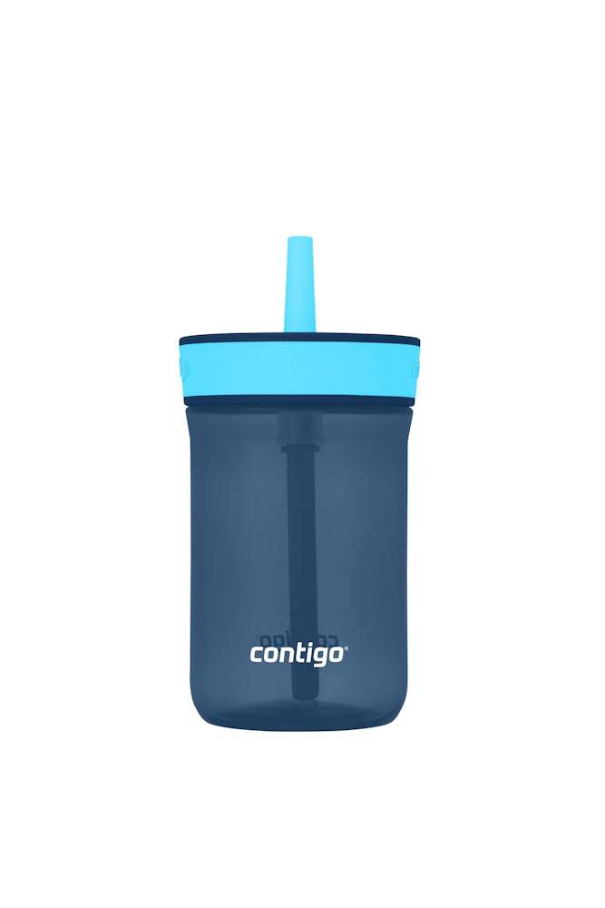 Kids’ Leighton Straw Tumbler with Spill-Proof Leak-Proof Lid, 14oz K0