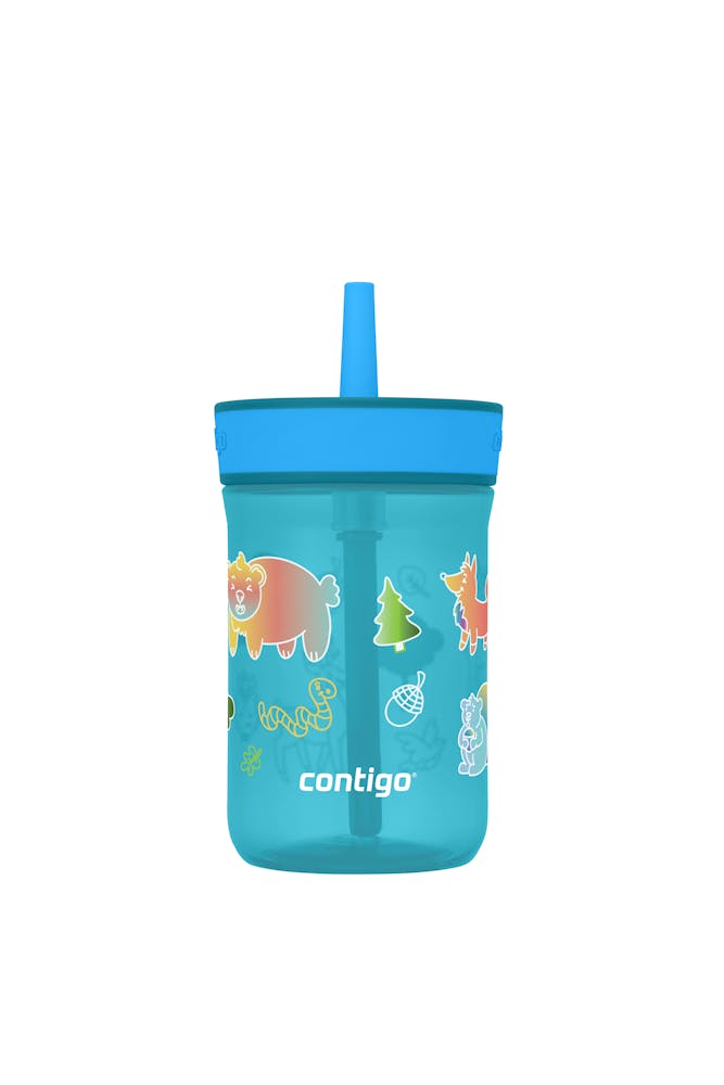 Kids’ Leighton Straw Tumbler with Spill-Proof Leak-Proof Lid, 14oz K0
