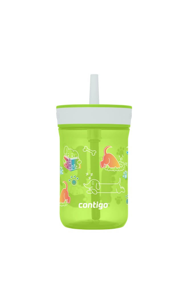 Kids’ Leighton Straw Tumbler with Spill-Proof Leak-Proof Lid, 14oz K0